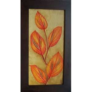  Orange Palm with Wooden Frame Electronics