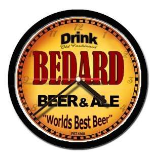  BEDARD beer and ale cerveza wall clock 