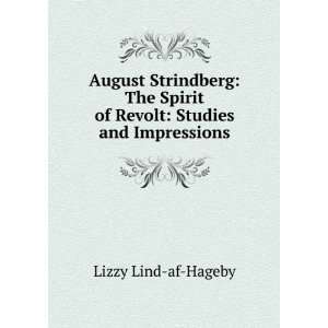   Spirit of Revolt Studies and Impressions Lizzy Lind af Hageby Books