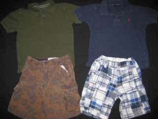 USED BABY TODDLER BOY 4T 5T SPRING SUMMER LOT SHIRTS SHORTS OUTFITS 