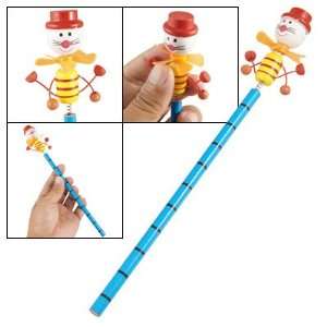  Amico Blue Wooden Cartoon Animal Cat Top Pencil for 
