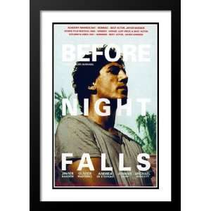 Before Night Falls 20x26 Framed and Double Matted Movie Poster   Style 