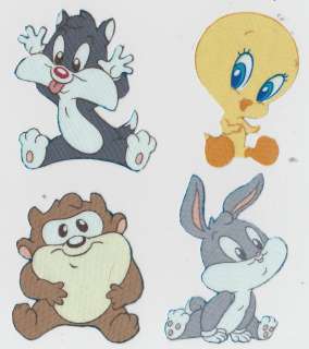 LOONEY TUNES BABY TWEETY TAZ SYLVESTER FABRIC APPLIQUE CHARACTER 