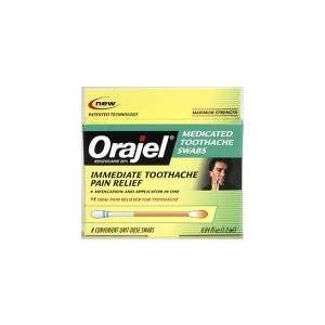    Del Pharmaceuticals Orajel Toothache Swabs