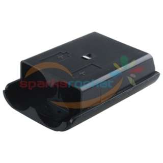 BATTERY BACK SHELL COVER BACK DOOR CASE BLACK FOR XBOX 360 WIRELESS 