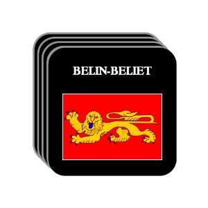  Aquitaine   BELIN BELIET Set of 4 Mini Mousepad Coasters 