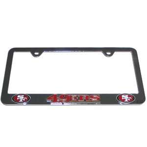  NFL Football San Francisco 49ers Steel License Plate Tag 