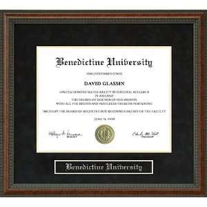 Benedictine University (BenU) Diploma Frame Sports 