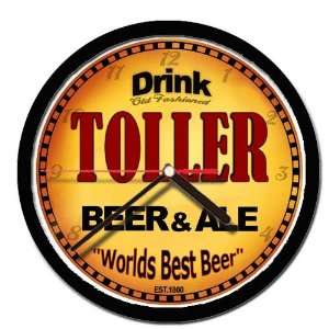  TOLLER beer and ale cerveza wall clock 