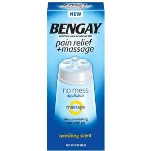  Bengay Pain Relief + Massage Gel 3oz (Pack of 3) Health 
