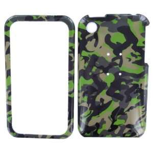   BLACK CAMOUFLAGE snap on case cover faceplate for Apple iPhone 3G & S
