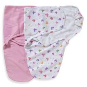  SwaddleMe Cotton Knit Blanket in Butterflies / Pink Baby