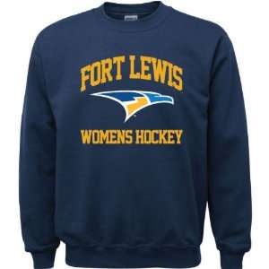  Fort Lewis College Skyhawks Navy Youth Womens Hockey Arch 