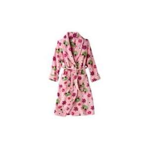   Sonoma Life & Style Frog Fleece Robe, Size 12, Pink 