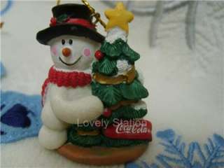 Coca Cola Christmas Tree Decoration Ornament   3 pieces  