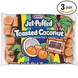 Jet puffed Toasted Coconut Marshmallows Grocery & Gourmet Food