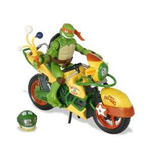  TMNT Movie Vehicle with Figure   Michelangelo Stunt Rider 