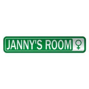   JANNY S ROOM  STREET SIGN NAME