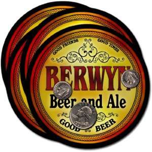  Berwyn, IL Beer & Ale Coasters   4pk 