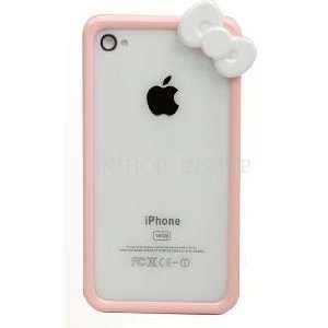  Duty Bumper Frame Skin Case Cover With Kitty Style Bow For iPhone 