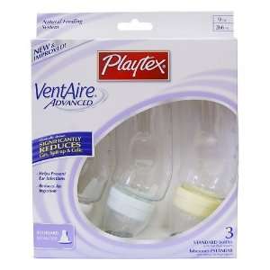 Playtex Baby VentAire ADVANCED Standard Bottle 9 OZ   3 Pack Neutral 