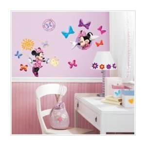 MINNIE MOUSE Bow Tique 33 BiG Wall Stickers Bow tique Room Decor 