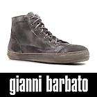Gianni Barbato men ankle boots in grey fabric Size US 9   EU 42