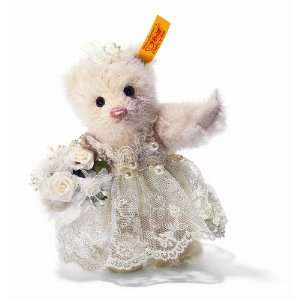  Steiff Teddy Bear Bride Cream 4.75 Toys & Games