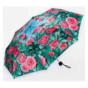  100% Polyester Beautiful Rose Umbrella