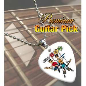 Blink 182 Cartoon Premium Guitar Pick Necklace Musical 