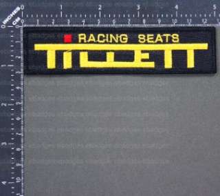 A152 Tillett racing seat kart iron on patch  