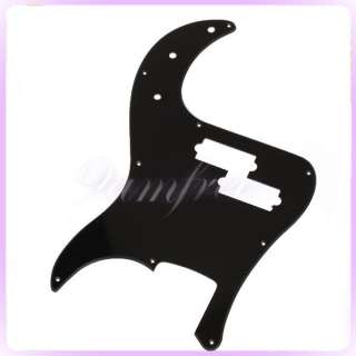 Black Precision /P Bass Pickguard Scratch plate Fits Fender 9 holes 