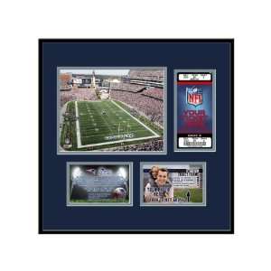  New England Patriots Gillette Stadium Ticket Frame Sports 