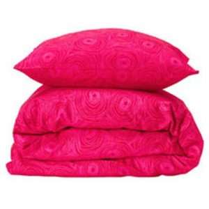  Ikea Twin Duvet Cover & Sham Pink Swirls