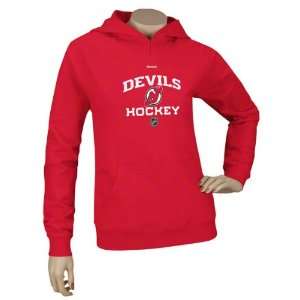 Jersey Devils Womens Her Authentic Team Hockey Stretch Fleece Hooded 