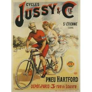 Bicycle Bike Cycles Jussy Lady MAN Riding Pneu Tire Hartford French 
