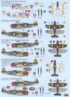 Rising Decals 1/72 P 47 THUNDERBOLTS OVER CORSICA  