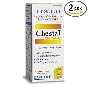  Boiron Homeopathic Medicine Chestal Cough Syrup, Honey, 8 