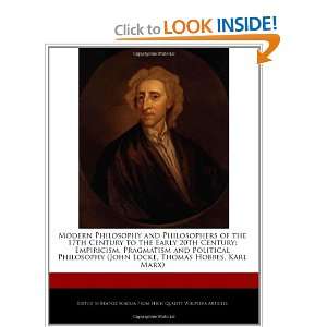   Political Philosophy (John Locke, Thomas Hobbes, Karl Marx