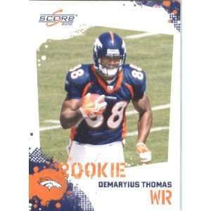  2010 Score Glossy #330 Demaryius Thomas RC   Denver Broncos 
