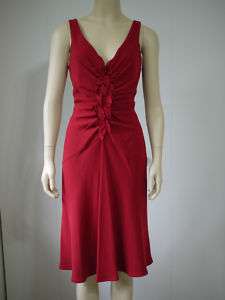 BCBG MAXAZRIA Red Dress Women sz 6  