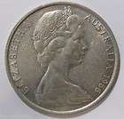 1966 Australia, 50 Cent Silver Coin, AU, One Year Type Coin