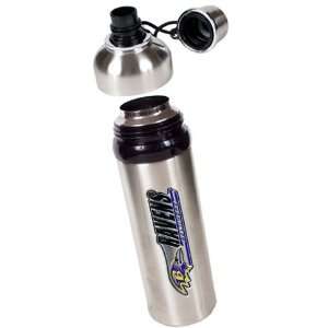 Baltimore Ravens 24oz Bigmouth Stainless Steel Water Bottle (Silver 