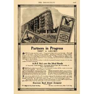  1908 Ad American Real Estate Co A R E CO Apartments Bond 