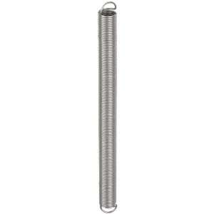  Extension Spring, 316 Stainless Steel, Inch, 0.36 OD, 0 