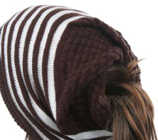 HQ Oversize Reverse Style Knit Beanie Hat Cap be619bw  