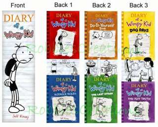DIARY of a WIMPY KID BOOKMARK Dog Days THE Ugly TRUTH  