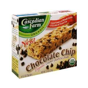 Cascadian Farms Organic Chocolate Chip Granola Bar ( 12x7.4 OZ 