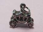 VINTAGE STERLING SILVER CHARM ROYAL CARRIAGE OPENS TO THE ROYALS