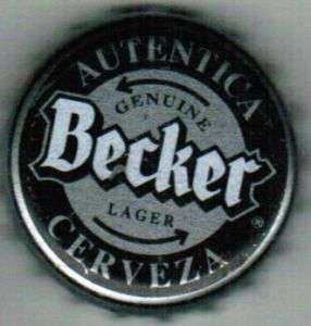 Chile Becker Lager Beer Bottle Caps  